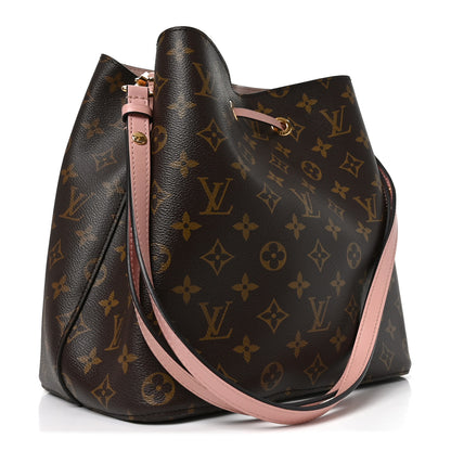 Louis Vuitton Monogram Neonoe MM Rose Poudre 3 of 9