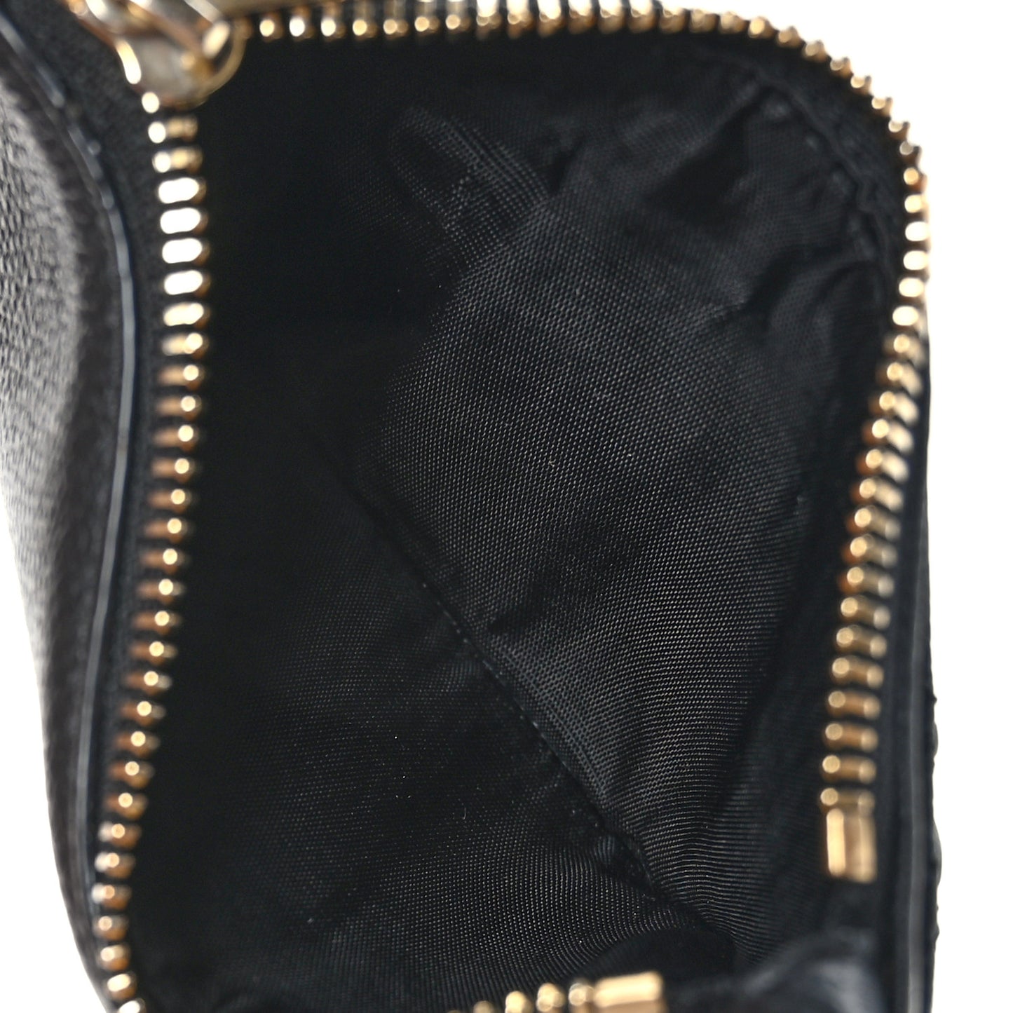 Grained Calfskin Cannage Diorama Wallet Black