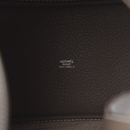 Hermes Taurillon Clemence Picotin Lock 18 PM Etoupe 6 of 13
