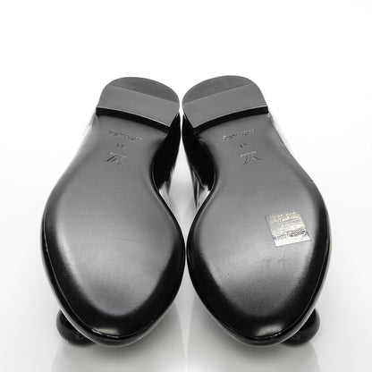 Louis Vuitton Patent Calfskin Betty Ballerina Flats 41 Black 5 of 8