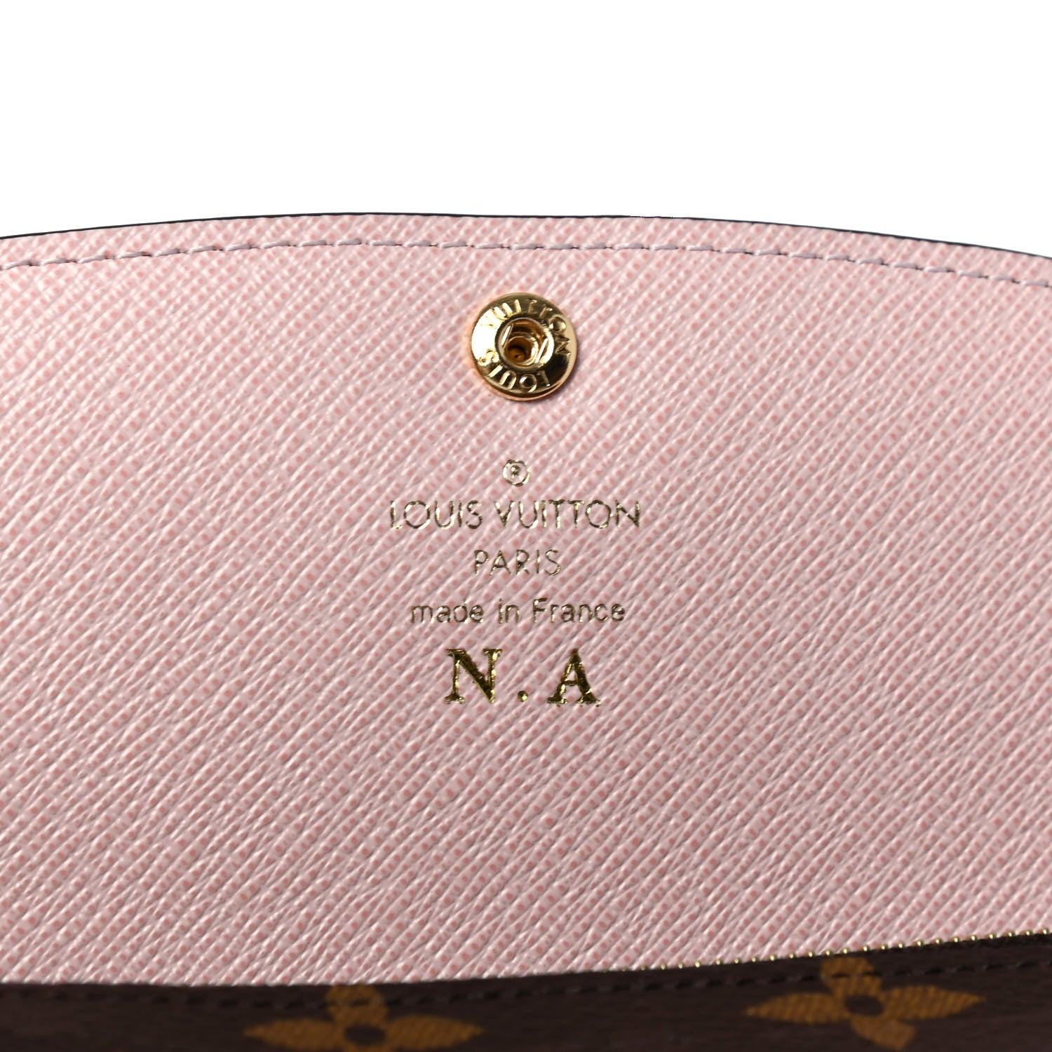 Louis Vuitton Monogram Emilie Wallet Rose Ballerine 5 of 5