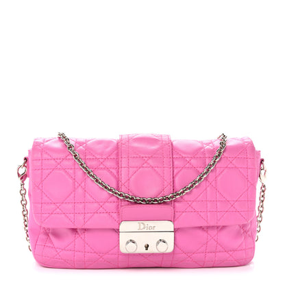 Christian Dior Lambskin Cannage Miss Dior Promenade Pouch Fuchsia 1 of 14