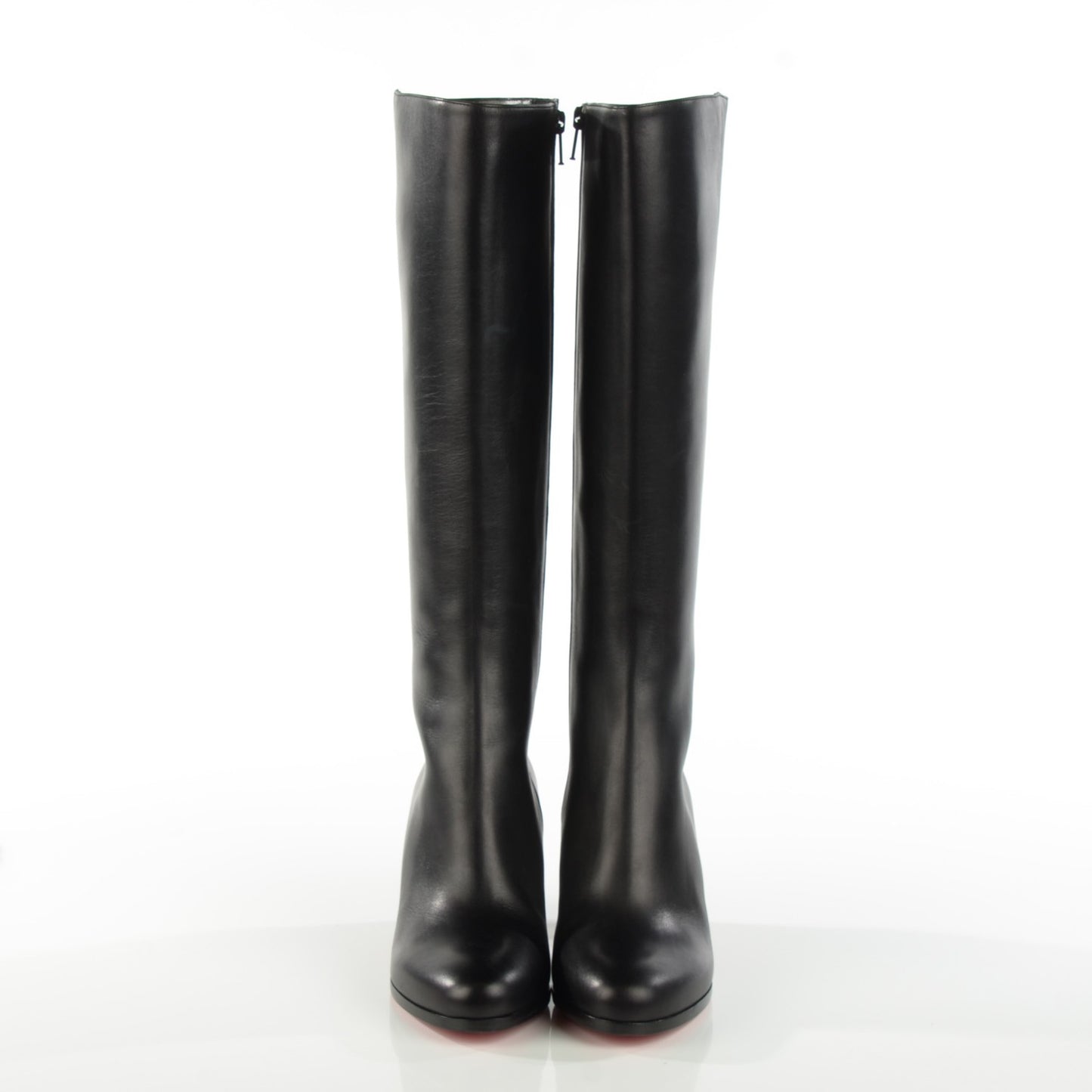 Calfskin Yvonna 60 Tall Boots 37.5 Black