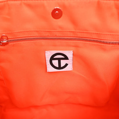 Telfar Vegan Leather Medium Shopping Bag Orange 6 of 10