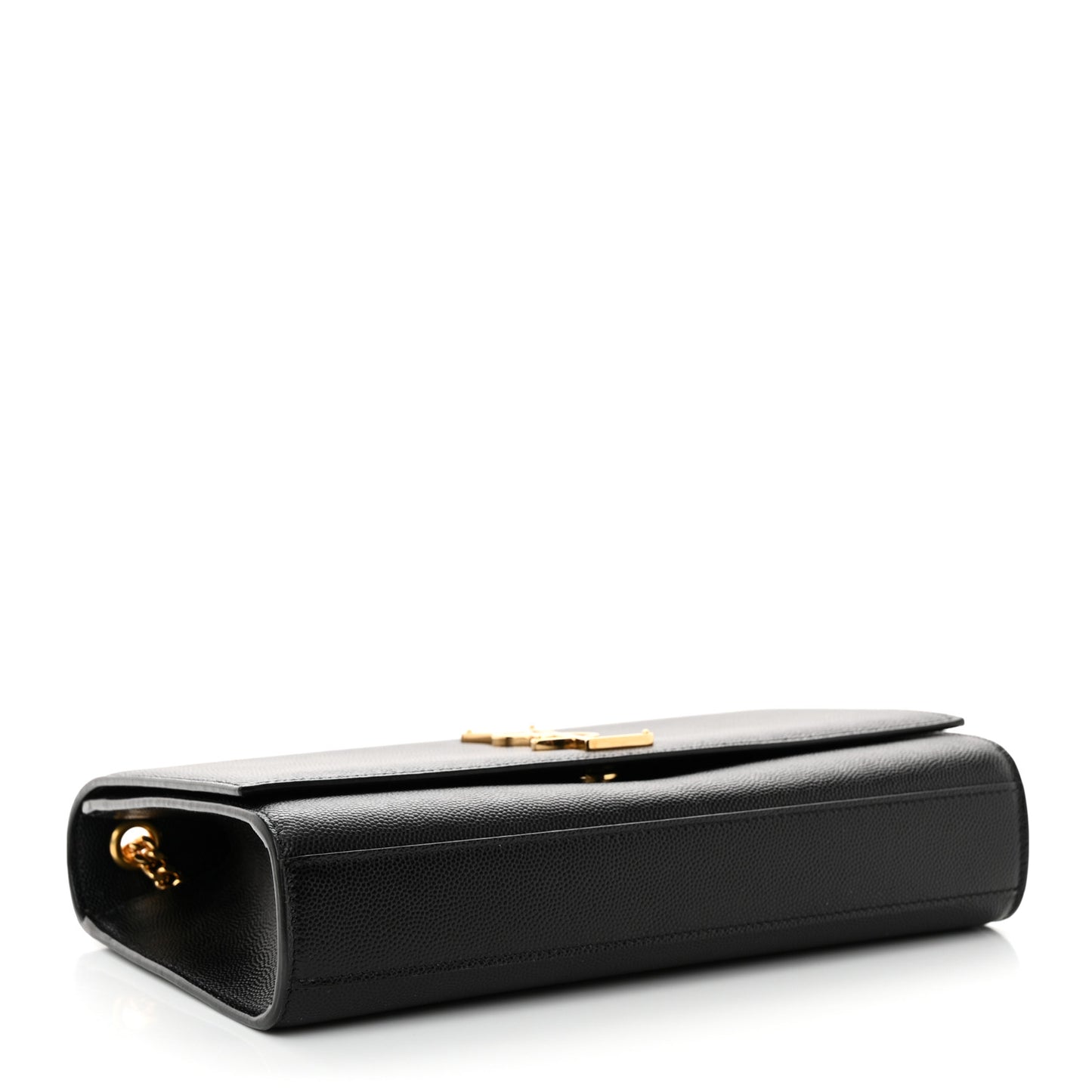 Grain De Poudre Medium Classic Monogram Kate Satchel Black