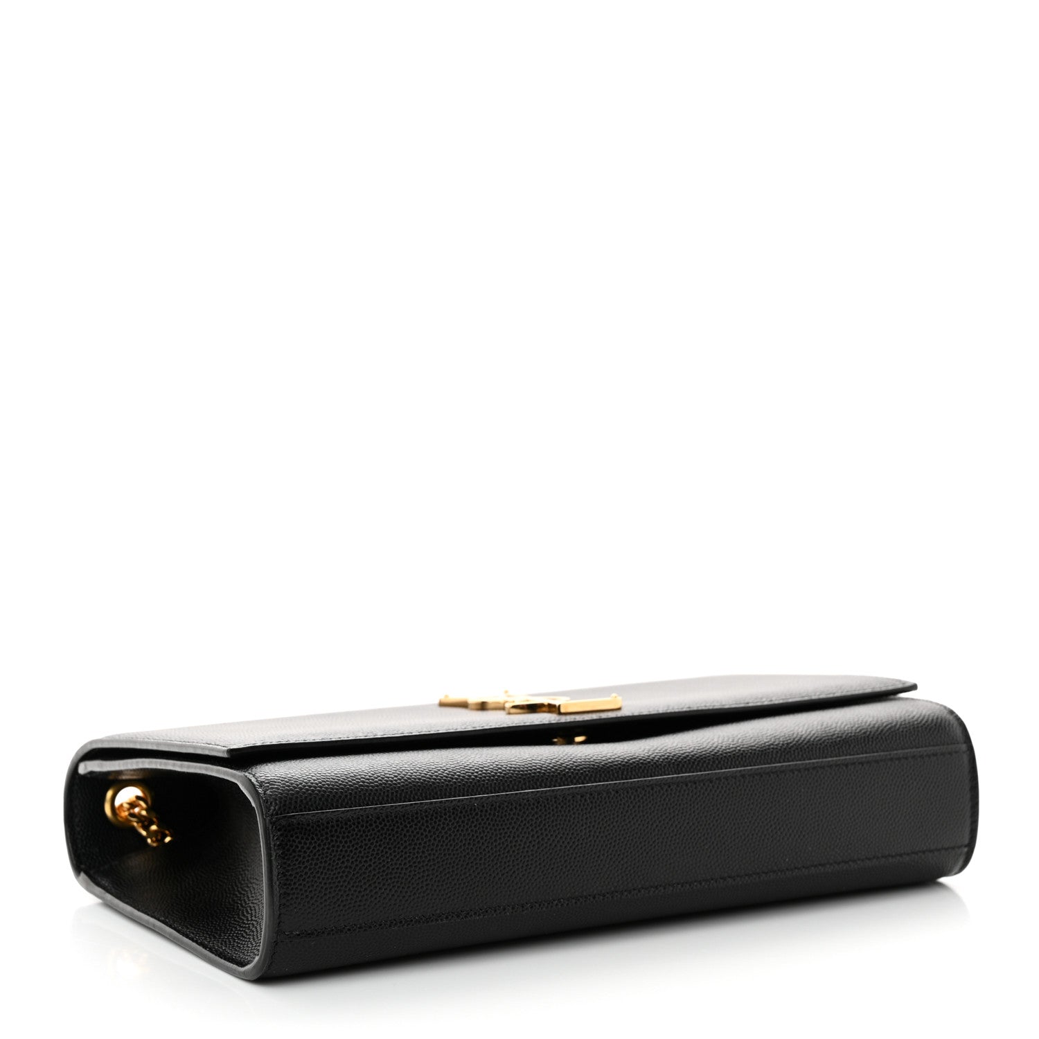 Saint Laurent Grain De Poudre Medium Classic Monogram Kate Satchel Black 4 of 10