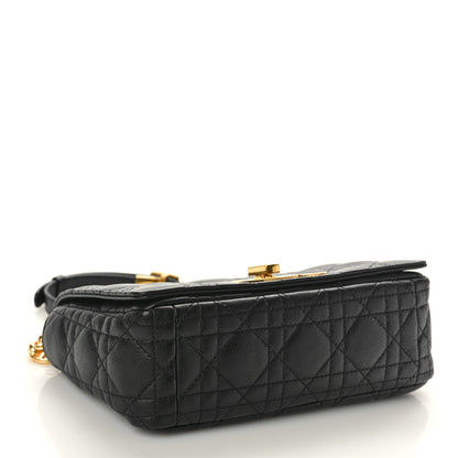 Christian Dior Calfskin Cannage Small Caro Bag Black 4 of 10