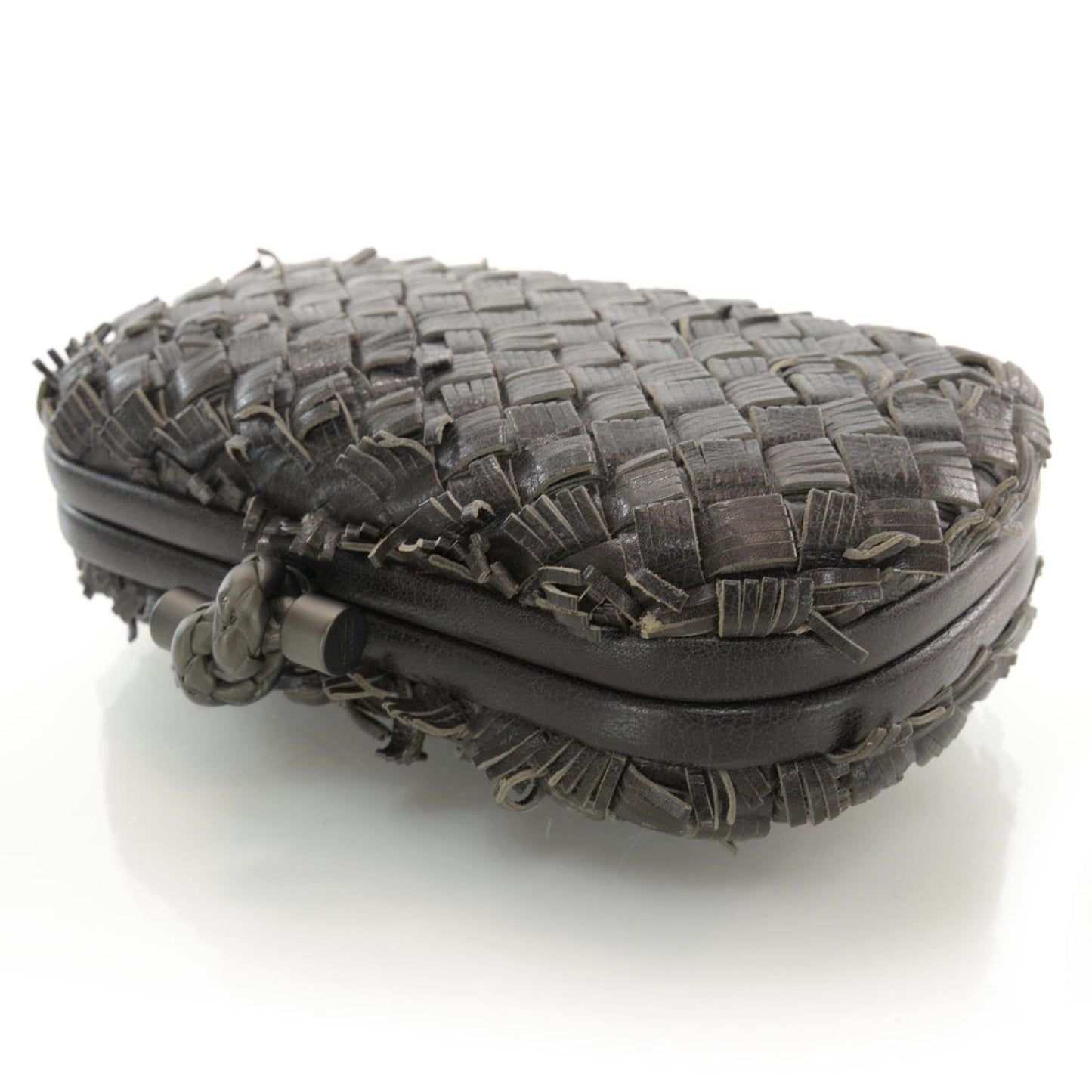 Sfrangiato Knot Clutch Nero Black