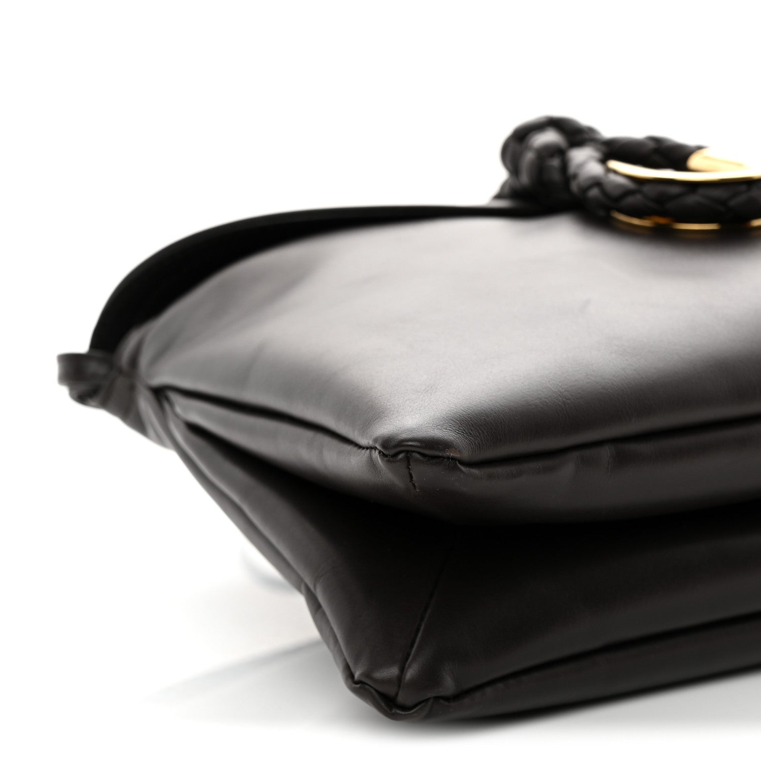 Bottega Veneta Smooth Calfskin Small Liberta Shoulder Bag Fondant 9 of 10