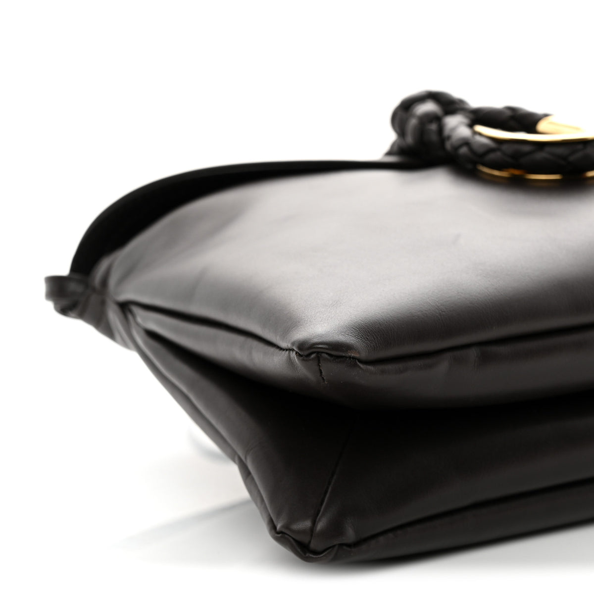 Bottega Veneta Smooth Calfskin Small Liberta Shoulder Bag Fondant 9 of 10