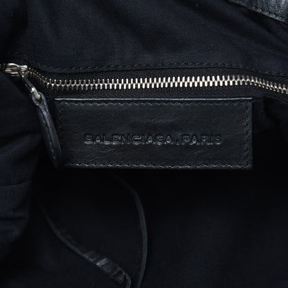 Balenciaga Agneau Giant 21 Silver Hardware Pompon Black 6 of 18