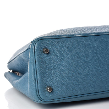 Christian Dior Bullcalf Large Diorissimo Tote Blue 23 of 24