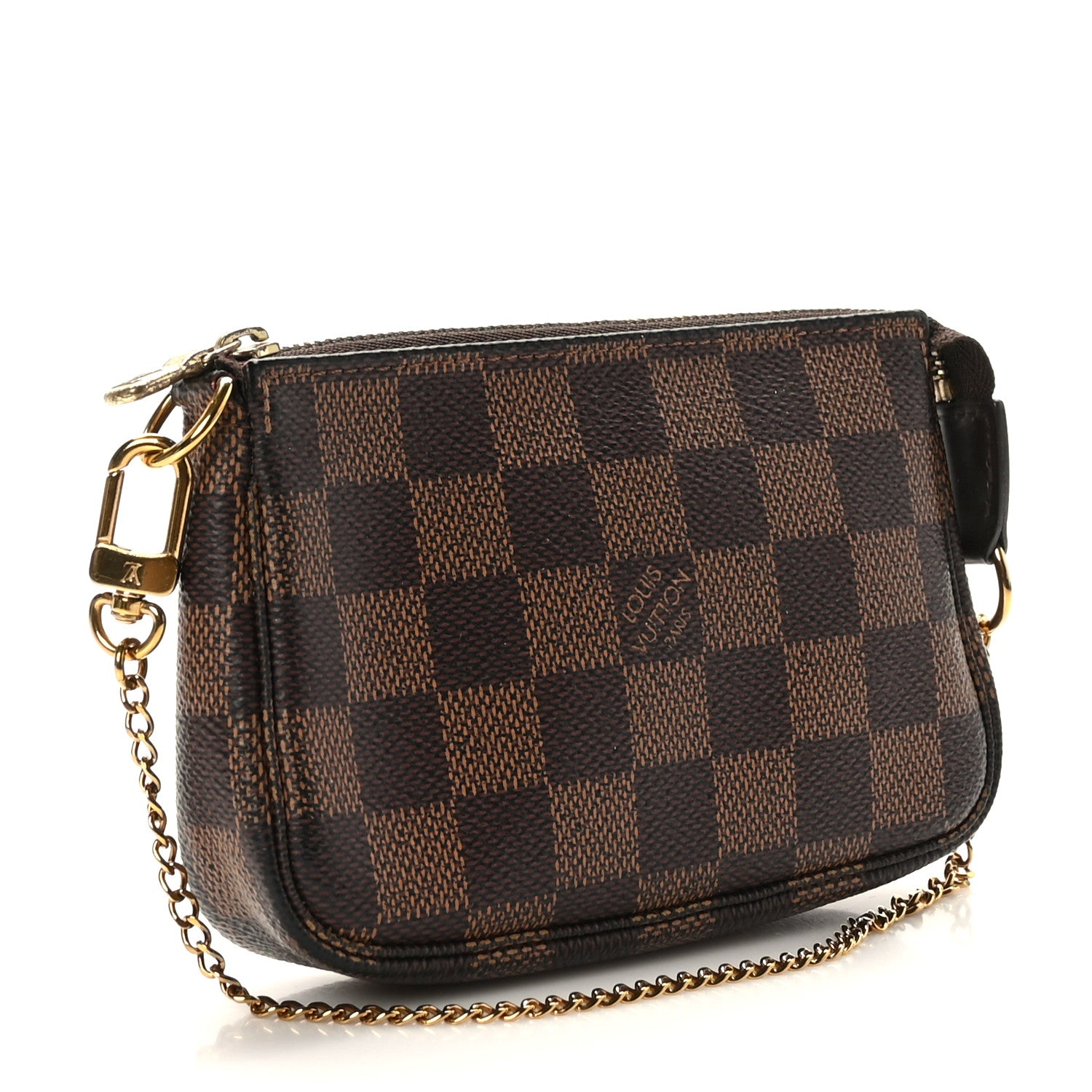 Louis Vuitton Damier Ebene Mini Pochette Accessories 3 of 9