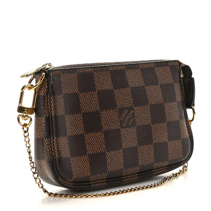 Louis Vuitton Damier Ebene Mini Pochette Accessories 3 of 9