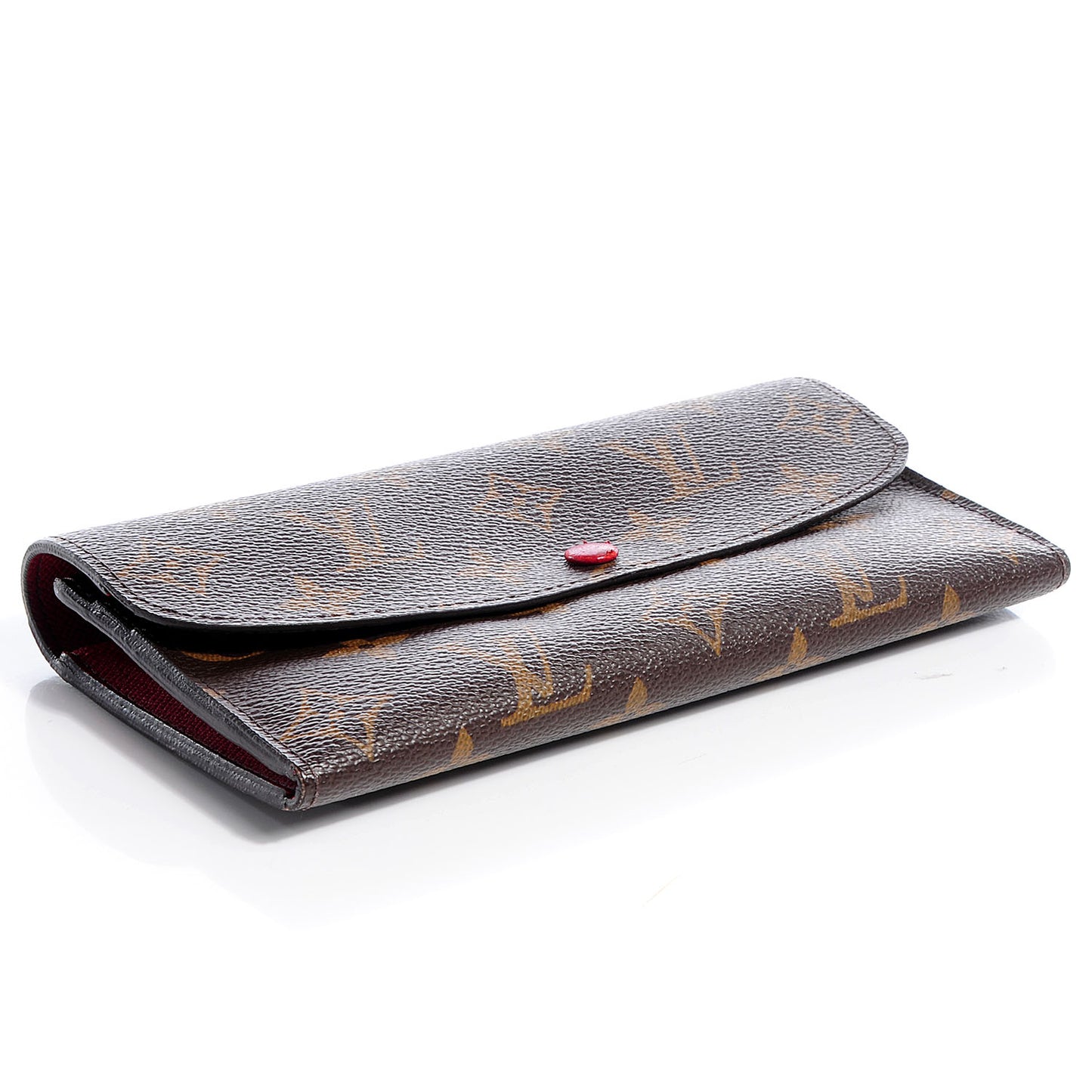 Monogram Emilie Wallet Red