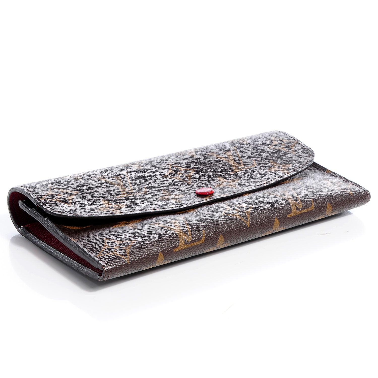 Louis Vuitton Monogram Emilie Wallet Red 4 of 7