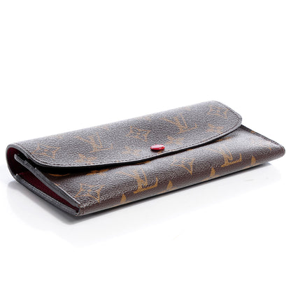 Louis Vuitton Monogram Emilie Wallet Red 4 of 7