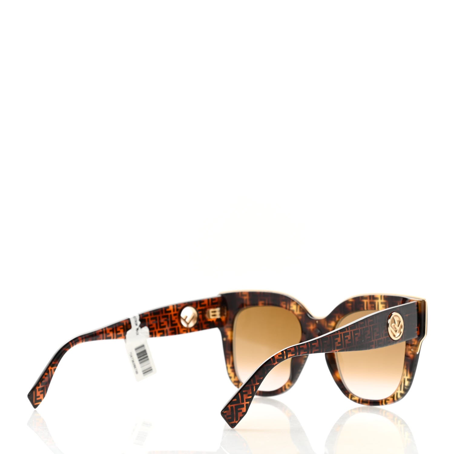 Fendi Acetate F is Fendi FF Sunglasses 0359/S Tortoise Camouflage 5 of 7