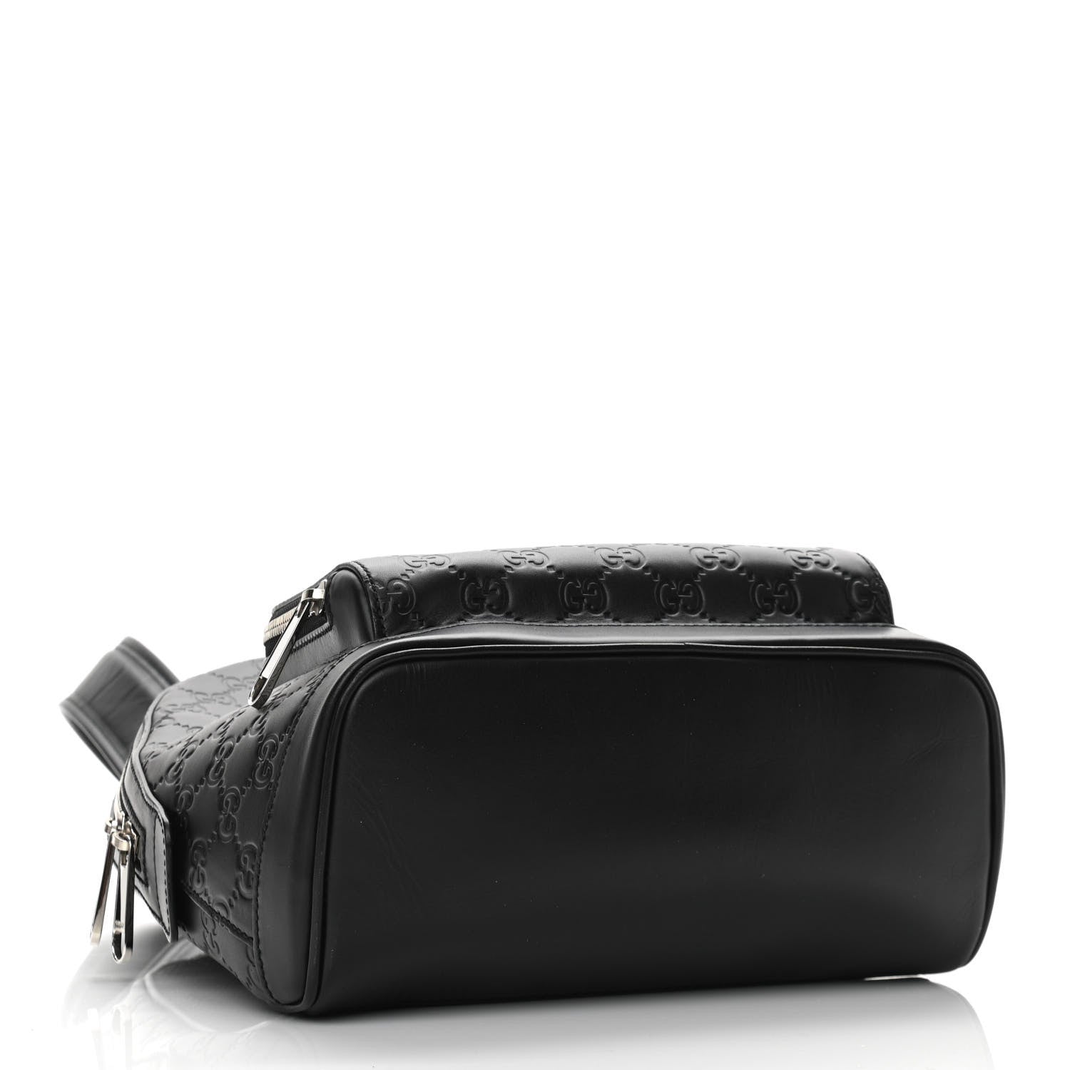 Gucci Guccissima Signature Small Day Backpack Black 4 of 12