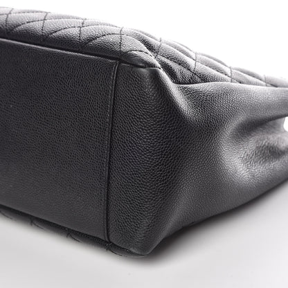 Chanel Caviar Quilted Grand Shopping Tote GST Black 6 of 11