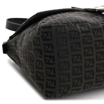 Fendi Zucchino Mama Baguette Black Moro 7 of 8