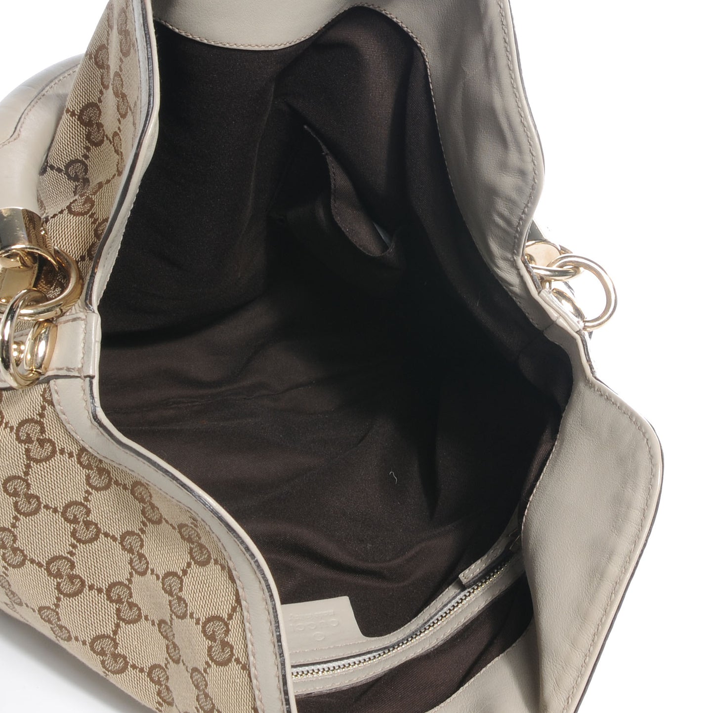 Monogram Medium Indy Top Handle Bag Off White