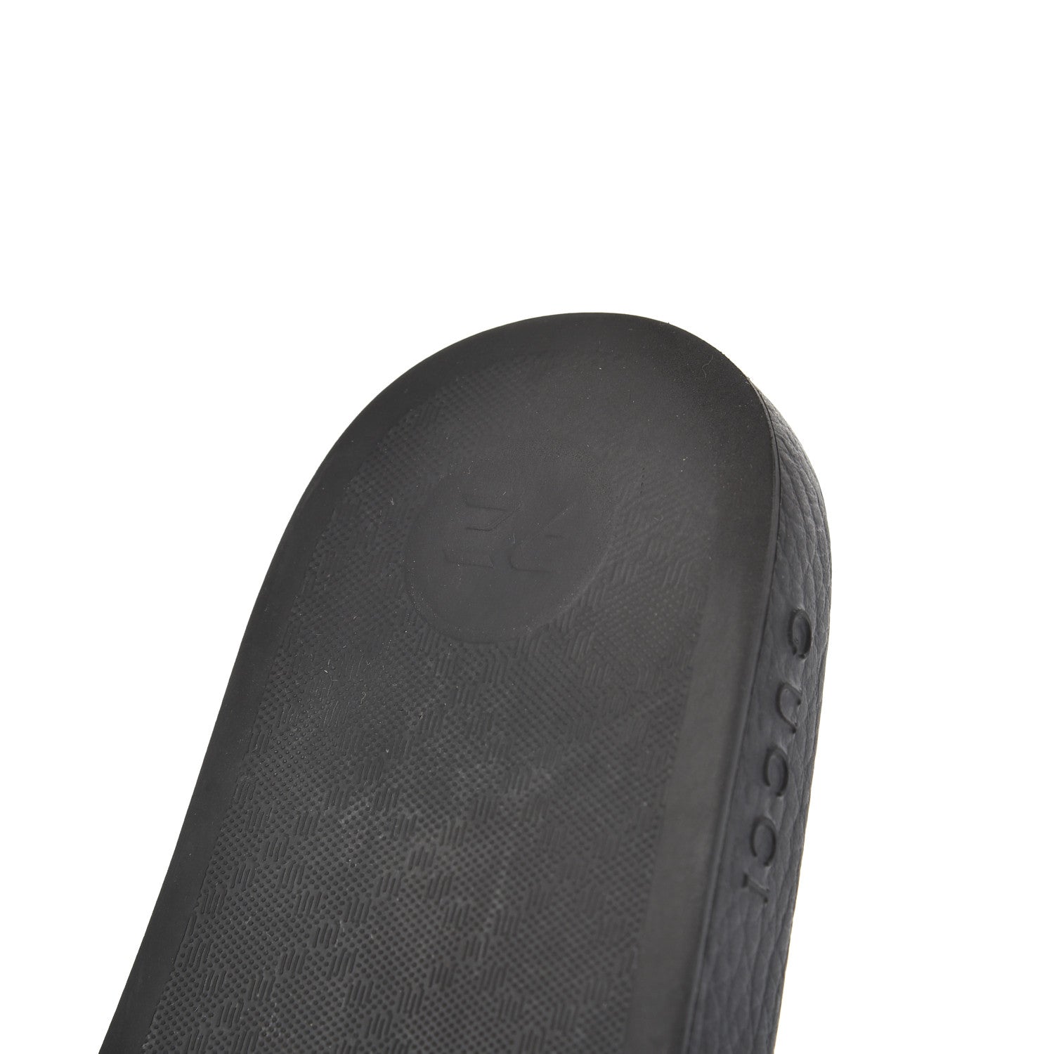 Gucci Rubber Womens Logo Slide Sandals 39 Black 10 of 15