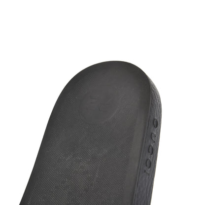 Gucci Rubber Womens Logo Slide Sandals 39 Black 10 of 15