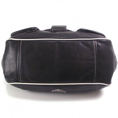 Prada Calfskin Double Pocket Buckle Shoulder Bag 4 of 13