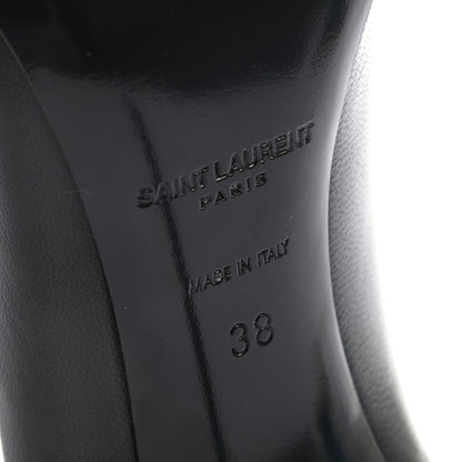 Saint Laurent Calfskin Zoe 105 Pumps 38 Black 6 of 9