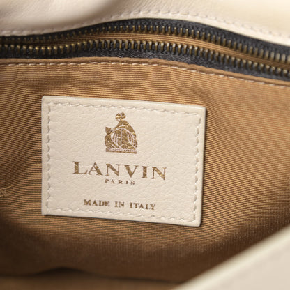 Lanvin Straw Shoulder Bag Beige 6 of 15