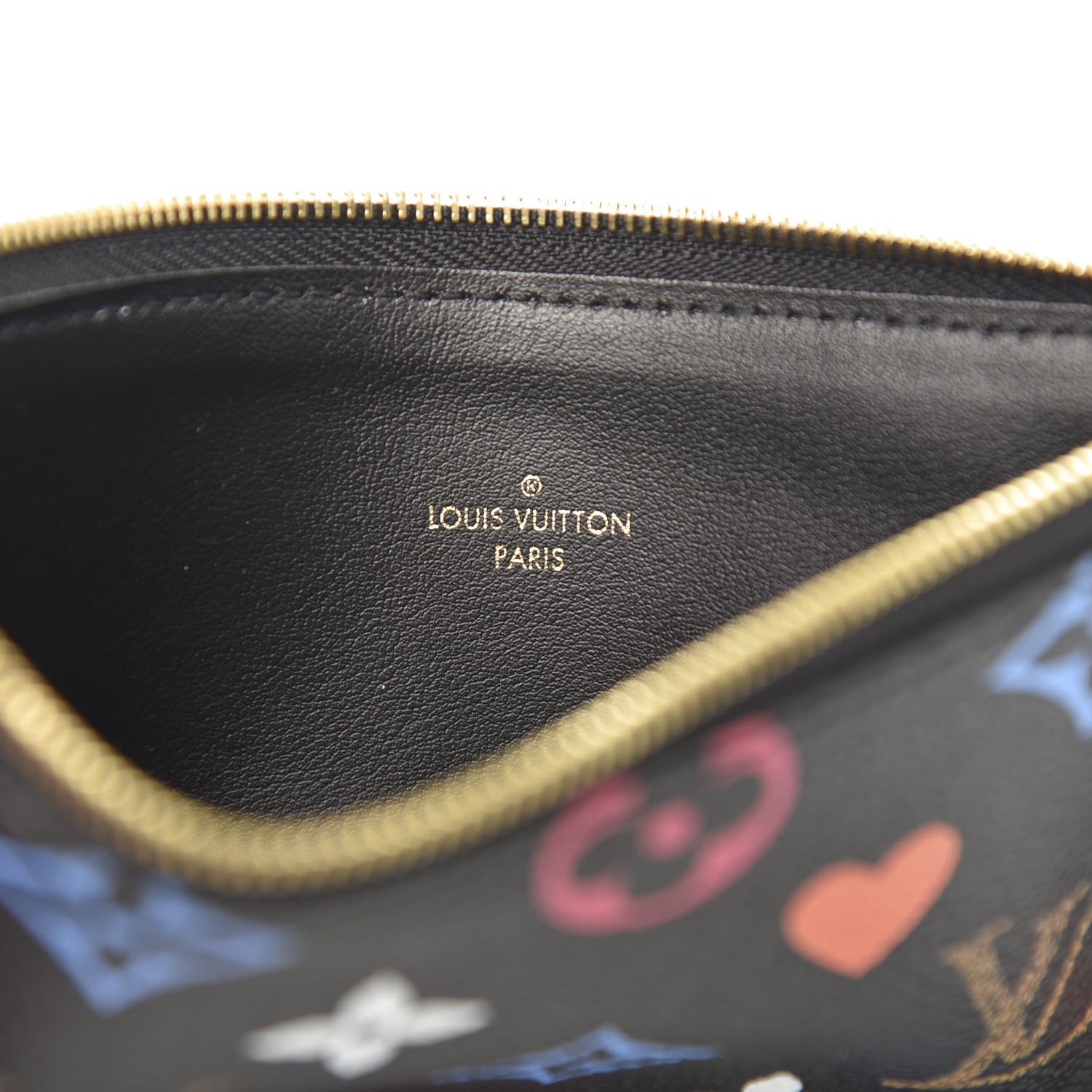Louis Vuitton Game On Felicie Chain Wallet Zippered Insert Black 6 of 6