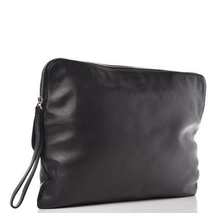 Saint Laurent Calfskin Document Holder Black 3 of 10