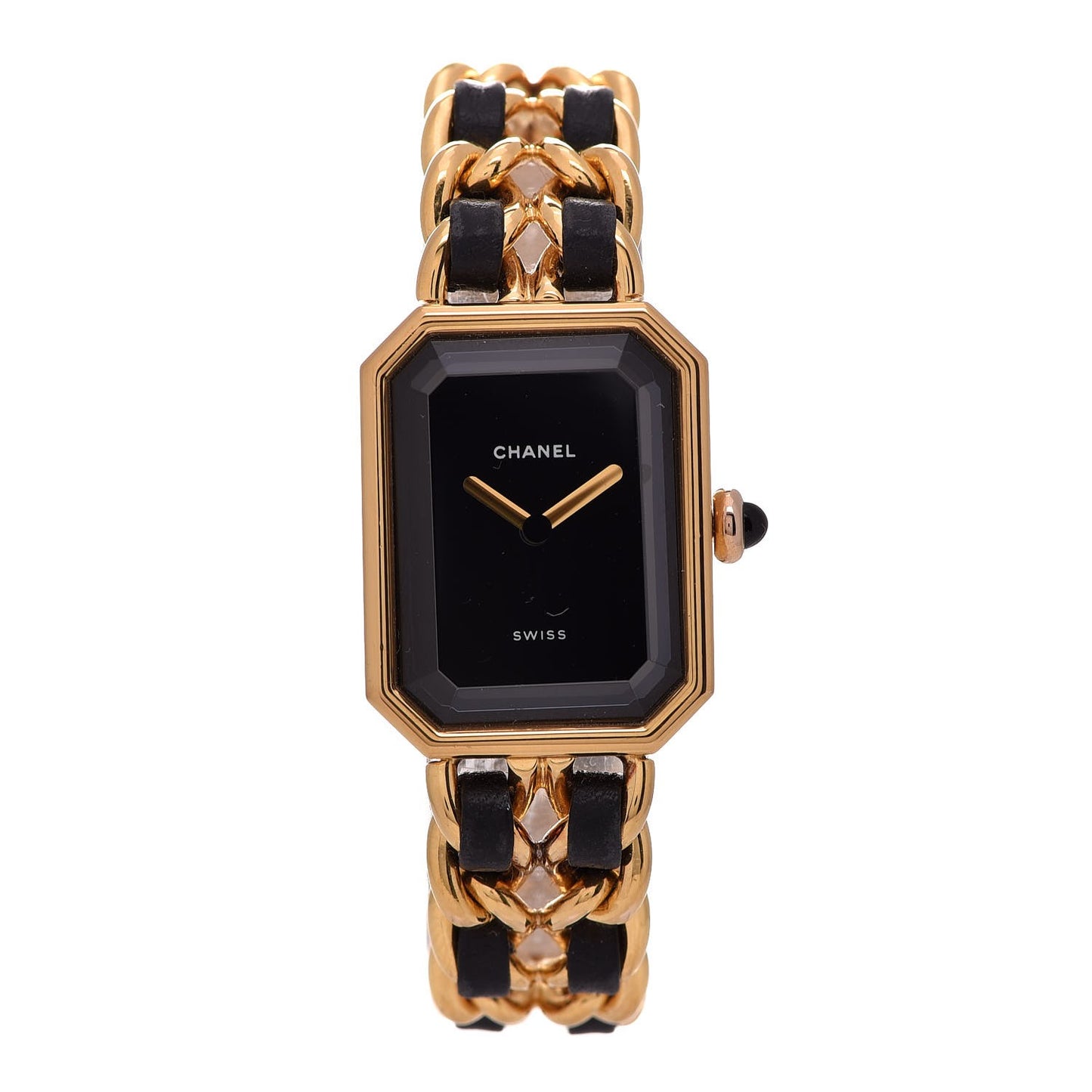 Stainless Steel Lambskin 20mm Chain Premiere Quartz Watch Gold M