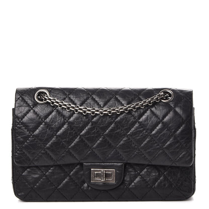 Chanel Aged Calfskin Quilted 2.55 Reissue 225 Flap Black 1 of 13