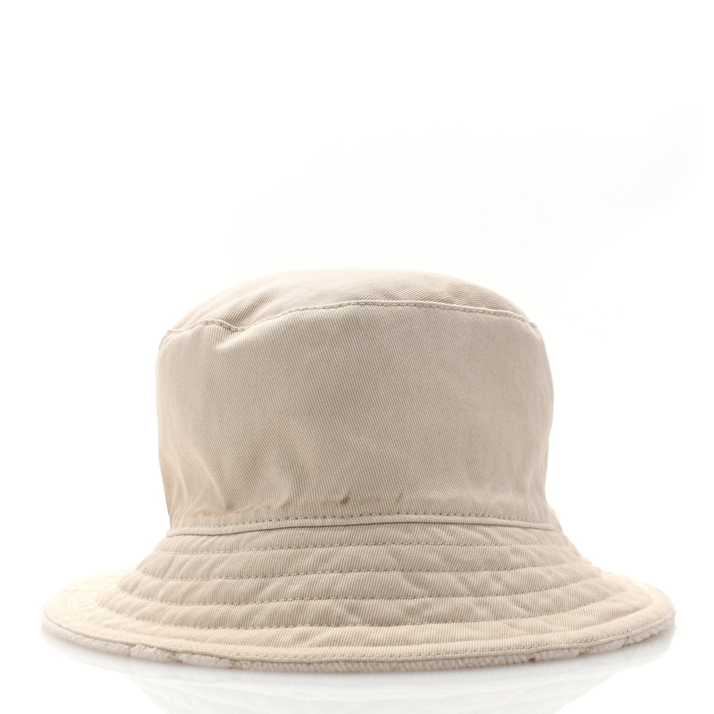 Cotton Jacquard Monogram LVacation Reversible Hat M White