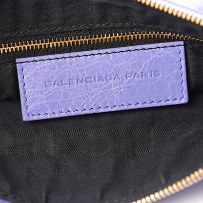 Balenciaga Agneau Giant 12 Gold Hardware Flat Handle Clutch Mauve 6 of 7