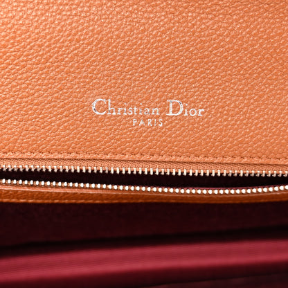 Christian Dior Grained Calfskin Medium Diorama Flap Bag Brown 6 of 10