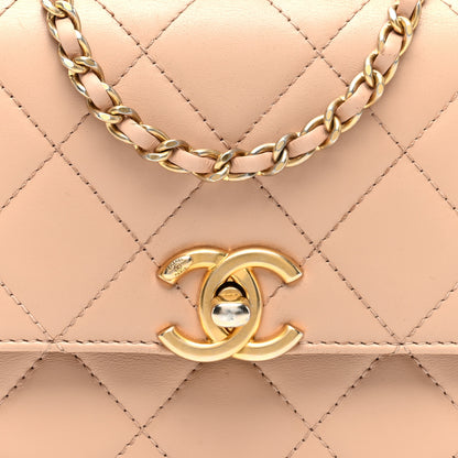 Chanel Calfskin Quilted Mini Perfect Fit Flap Beige 8 of 10