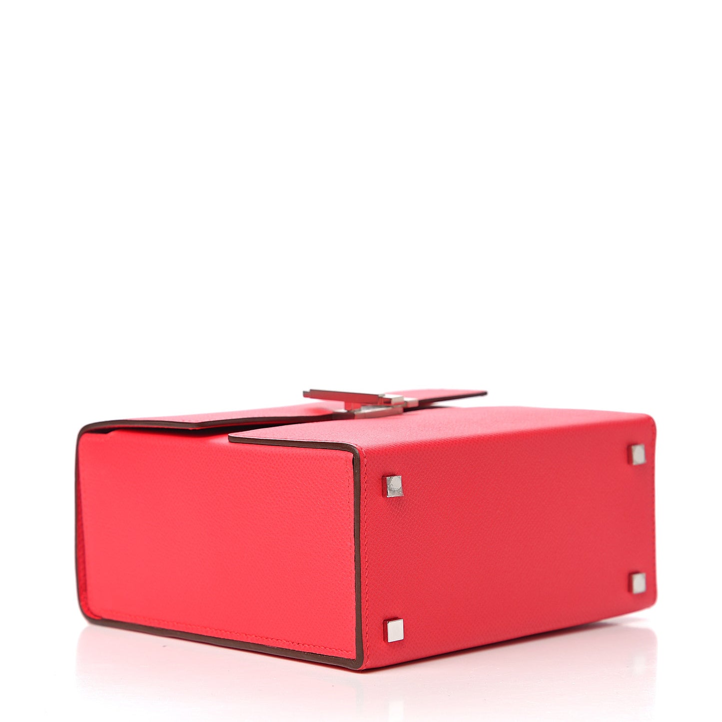 Epsom Cinhetic Boxy Top Handle Bag Rose Extreme