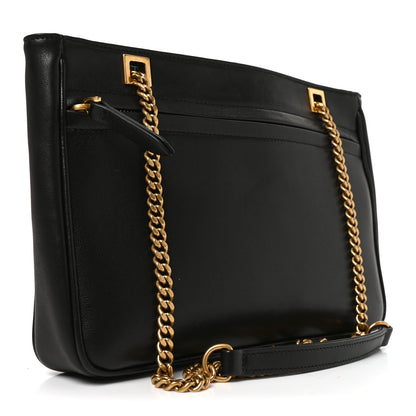 Valentino Garavani Nappa Small Viva Superstar Shopping Tote Black Brown 3 of 9