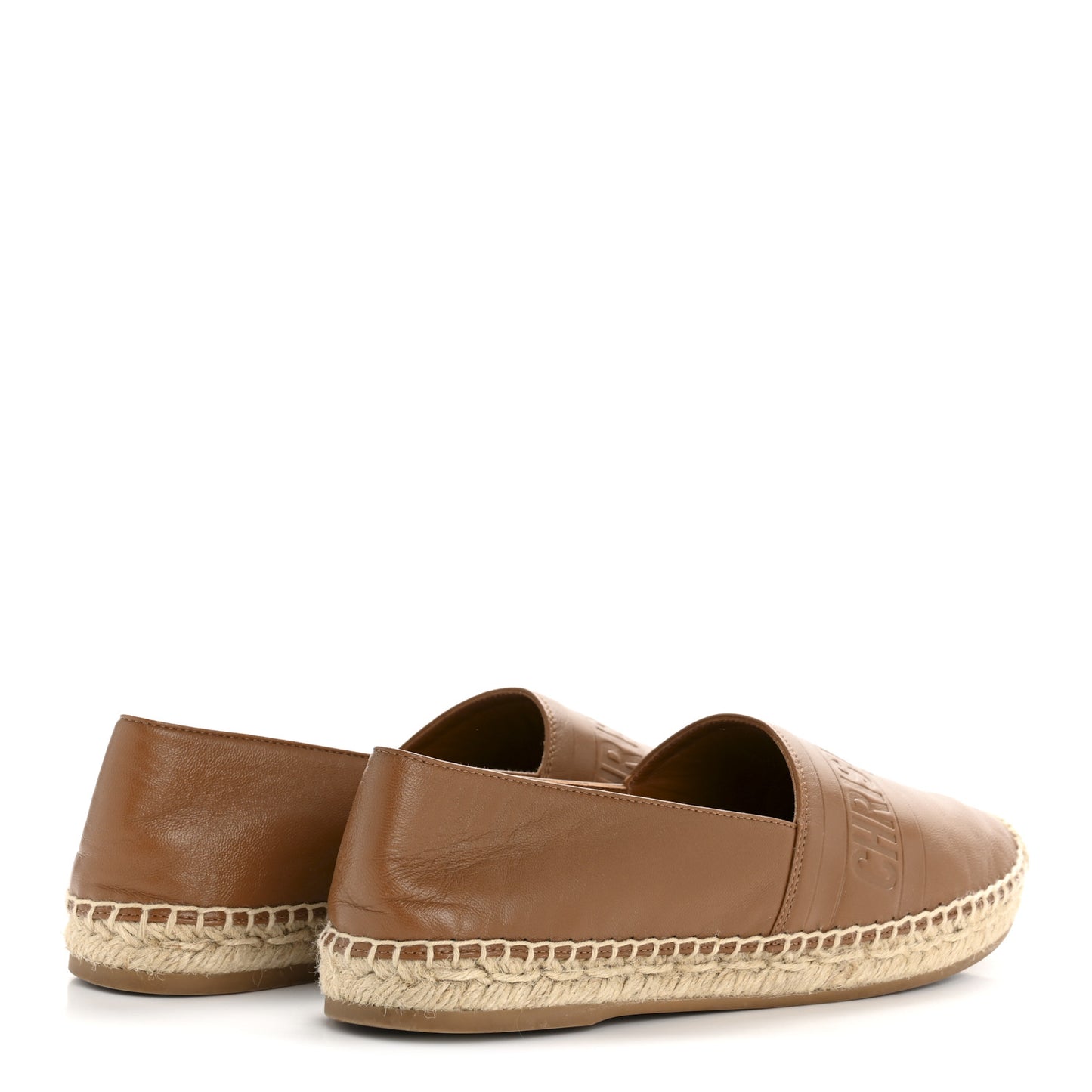 Lambskin Granville Espadrille 37 Golden Saddle