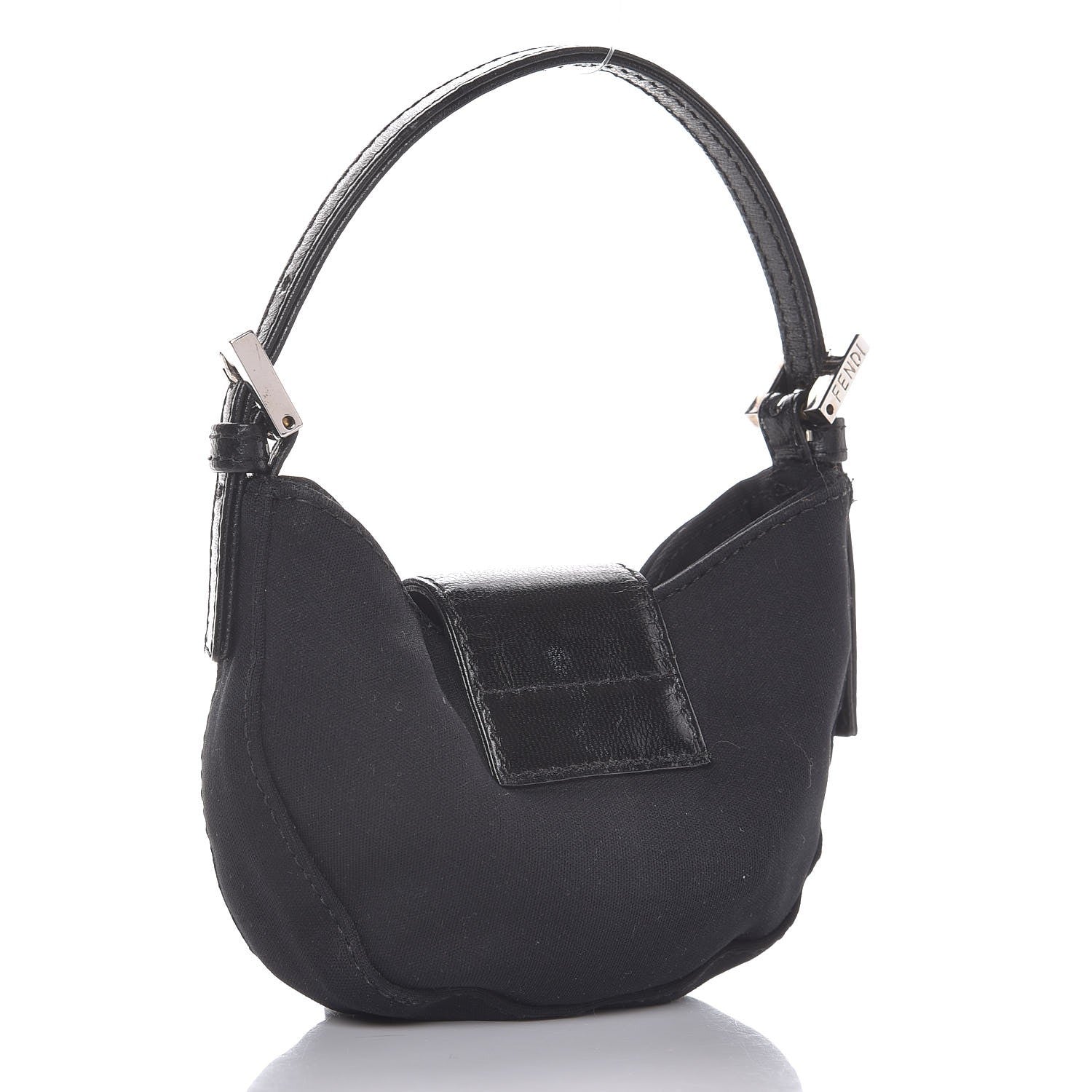 Fendi Neoprene Mini Baguette Black 4 of 8