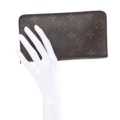 Louis Vuitton Monogram Porte-Monnaie Zippy Wallet 2 of 11