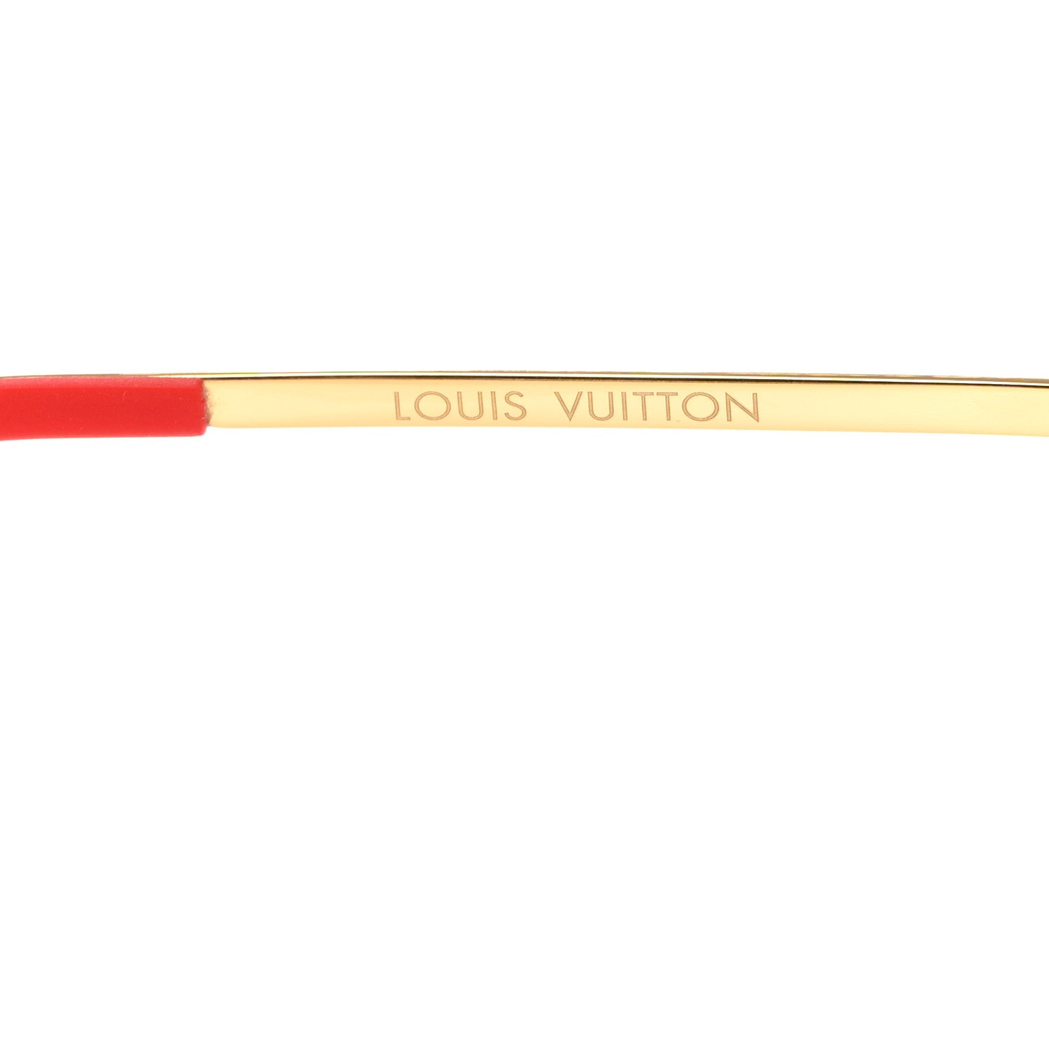 Louis Vuitton Metal The Party Aviator Sunglasses Z0910U Gold 5 of 8