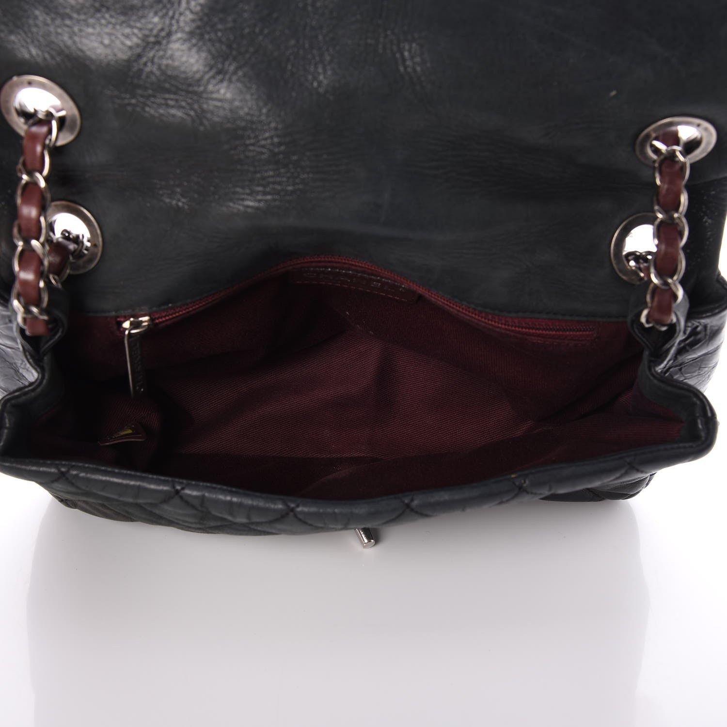 Chanel Iridescent Calfskin Medium In The Mix Flap Black 5 of 7