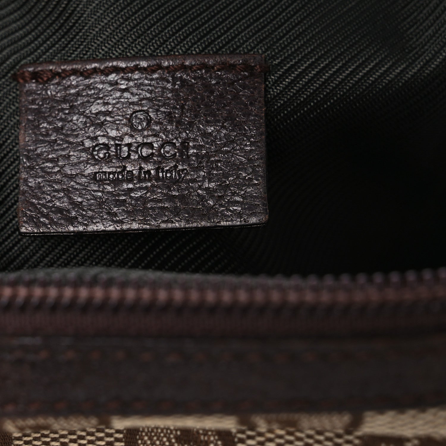 Gucci Monogram Large Cosmetic Case Brown 6 of 12