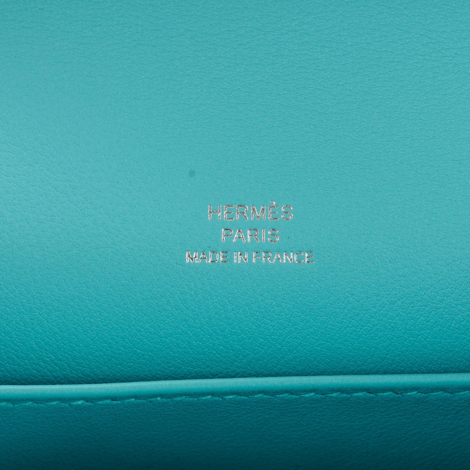 Hermes Swift Kelly Pochette Clutch Bleu Atoll 17 of 17