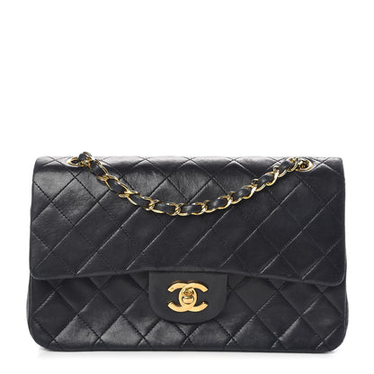 Chanel Lambskin Quilted Small Double Flap Black 1 of 15