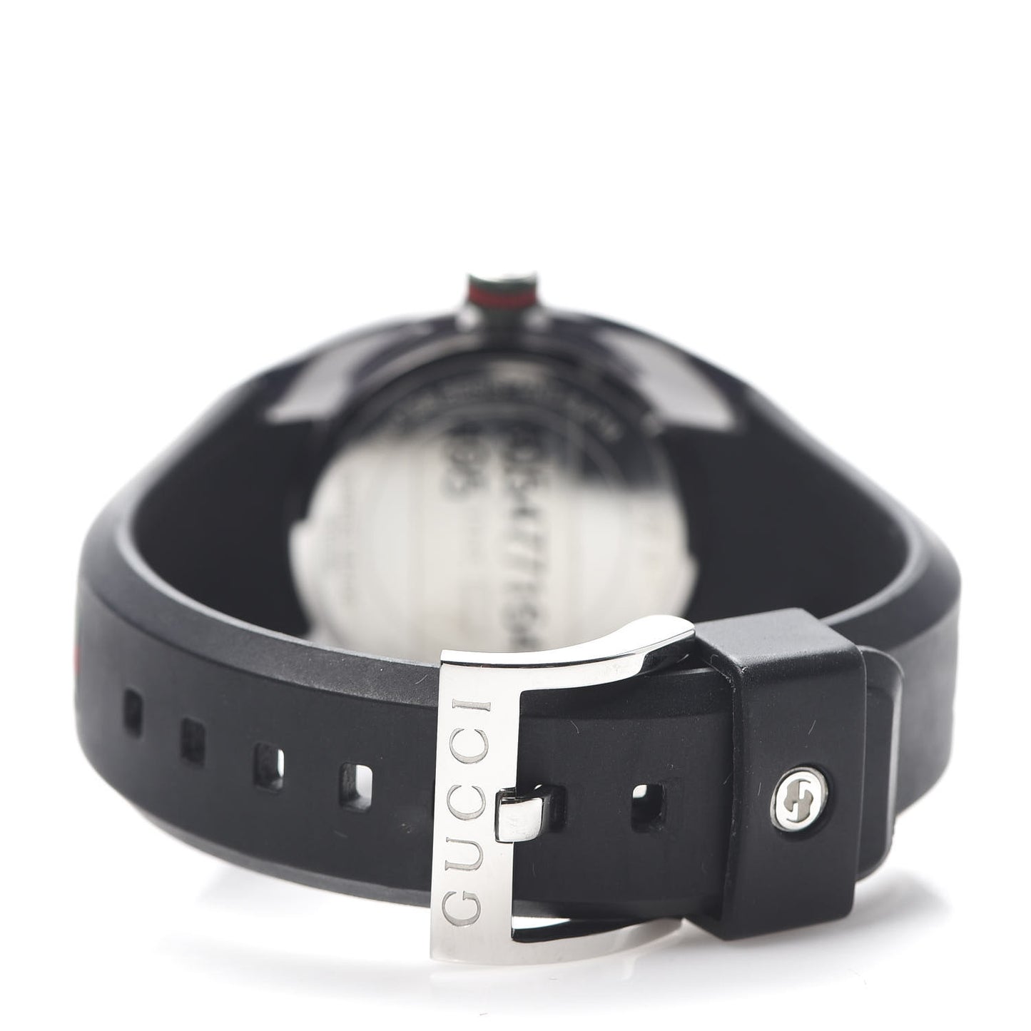 Stainless Steel Rubber 36mm Sync Web Quartz Watch Black